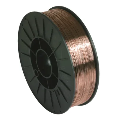 Produktbild von Massivdrahtspule Stahl G3Si1/ER70S-6 0,6mm - Plastiktrommel S200 / 5Kg, 086111, Gys