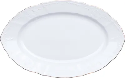 Produktbild von Bernadotte ovale Schale, 34 cm, Goldlinie, Thun 1794