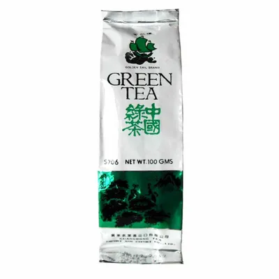 Produktbild von 100g grüner Tee Golden Sail Brand Green Tea keine Zusätze natürlich vegan halal