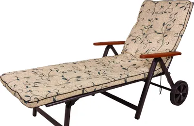 Produktbild von Auflage für Royal Garden MWH Rollliege Excelsior 2222 Ranke natur 197x63x6cm KETTtex