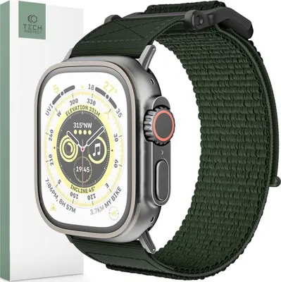 Immagine prodotto di Tech-Protect Scout Apple Watch 4 / 5 / 6 / 7 / 8 / 9 / Se / Ultra 1 / 2 (42 / 44 / 45 / 49 Mm) Verde Militare