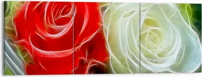 Produktbild von Bild auf Leinwand - Leinwandbild - Blumen Blumenstrauß Rose - 150x50cm - Wand Bild - Wanddeko - Leinwanddruck - Bilder - Kunstdruck - Wanddekoration - Leinwand bilder - Wandkunst - CA150x50-0336