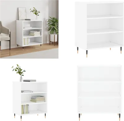 Produktbild von vidaXL Sideboard Weiß 57x35x70 cm Holzwerkstoff - Sideboard - Sideboards - Lagerschrank - Buffet