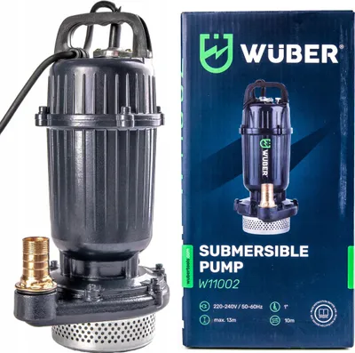 Obrázek produktu pro WUBER Kalové ponorné čerpadlo se sítkem 1" W11002