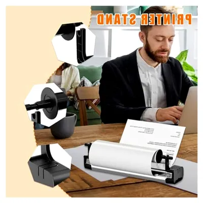 Produktbild von Ständer für Thermodrucker | Tragbare Halterung für Büro, Zuhause und Schule