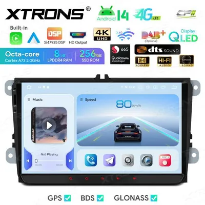 Obrázek produktu pro Xtrons IQ94MTVP, Android autorádio pro VW, Škoda, Seat, s navigací, Bluetooth, 8/256 GB