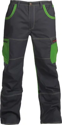 Produktbild von Arbeitshose, Arbeits-Bundhose, gau/grün, Größe 52