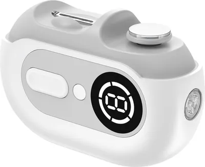 Produktbild von Automatischer 4-in-1 Nagelschneider mit LED-Licht, Polierer und einstellbarer Geschwindigkeit, geeignet für Babys, Erwachsene und Senioren
