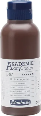Produktbild von Umbra gebrannt 250ml Acrylfarbe - AKADEMIE Acryl - Schmincke 23 669 027
