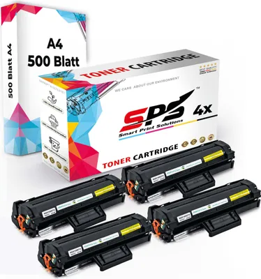 Produktbild von Druckerpapier A4 + 4x Multipack Set Kompatibel für Samsung SCX-3405 Series (MLT-D101S/101) Toner Schwarz