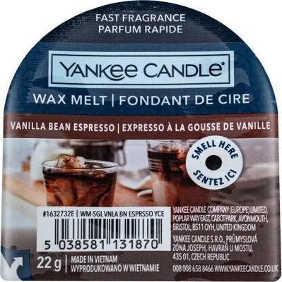 Produktbild von Yankee Candle 10.00664.0048, Rund, Braun, Kaffee, Vanille, Vanilla Bean Espresso, Zitrone, Orange, Mokka, Karamell, Kaffee, Tuberose