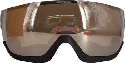 Produktbild von Alpina Arber Visor Q-Lite (Quattroflex Lite) S3 Visier für Arber Ski- oder Snowboarvisierhelm Visierhelm Ski Snowboard Wintersport silver grey Gr. EG
