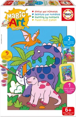 Produktbild von EDUCA Malovin nach Nummer: Dinosaur
