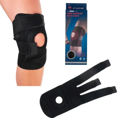 Zdjęcie produktu dla TG53564 Profesjonalna orteza STABILIZATOR NA KOLANO na rzep STAWU KOLANOWEGO