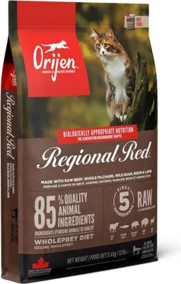 Produktbild von Orijen Regional Red, Adult, Rind, Lamm, Schweinefleisch, 5,4 kg