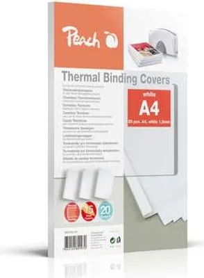 Produktbild von Peach 313312, A4, Weiß, 15 Blätter, 220 g/m², 20 Stück(e)