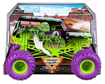 Obrázek produktu pro Monster Jam 1:24 Die Cast – Grave Digger (6074256) Nákladní auto Děti Jedna velikost