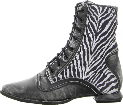 Produktbild von Simen Damen Schnürstiefeletten 39388-37, 39388-38, 39388-39, 39388-40 SIM-8048A grau/schwarz 40