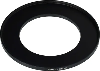 Produktbild von vhbw Step-Up-Ring Adapter 55mm - 82mm für Kamera Objektiv - Filteradapter, Metall Schwarz