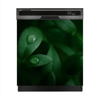 Produktbild von Aufkleber sticker 60x60 cm Dekorative folie Spülmaschine - mikrogrüne Blätter