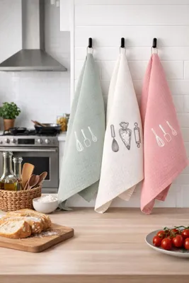Immagine prodotto di Set regalo con 3 strofinacci in cotone, 50 x 70 cm
