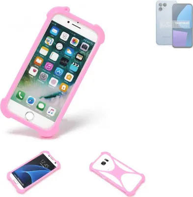 Produktbild von K-S-Trade Handy Hülle kompatibel mit Fairphone  Fairphone 5 Schutz Hülle Bumper Silikon Schutz Hülle Cover Case Silikoncase Silikonbumper TPU