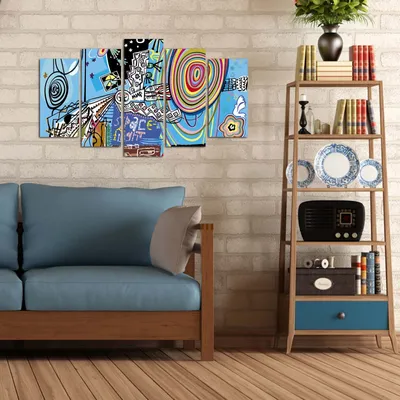 Produktbild von Wallity, 5ABSMDF-70, Leinwandbild, Mehrfarbig, 100 % MDF, 20 x 60 cm