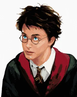 Produktbild von Zuty - Malen nach Zahlen - HARRY POTTER PORTRÄT, 40x50 cm, mit Keilrahmen (bereits gespannt)
