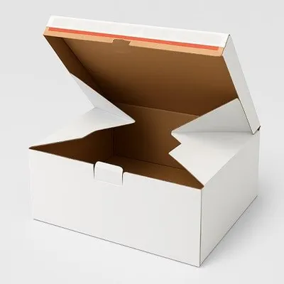 Image de Carton antivol SafeBox blanc 345 x 256 x 130 mm avec bande adhésive