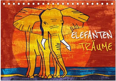 Produktbild von Elefanten-Träume (Tischkalender 2027 DIN A5 quer), CALVENDO Monatskalender