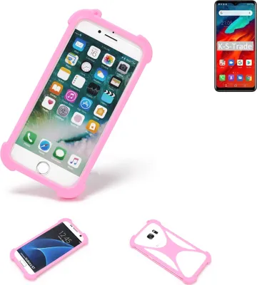 Produktbild von K-S-Trade Handy Hülle kompatibel mit Blackview A80 Pro Schutz Hülle Bumper Silikon Schutz Hülle Cover Case Silikoncase Silikonbumper TPU Softcase