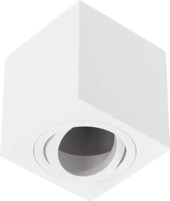 Produktbild von GTV lighting - Deckenleuchte AVEIRO BIS, Tube-Deckenleuchten Aluminium - Aufputzleuchte Aufbauspot Aufbaustrahler - GU10-Fassung - 80x80x90mm, IP20, max 20W, quadratisch, weiß