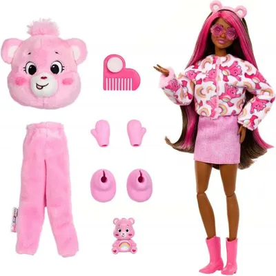 Image de Poupee barbie cutie reveal bisounours toucalin 10 surprises - costume peluche animal - poupée mannequin - mattel - jcn95
