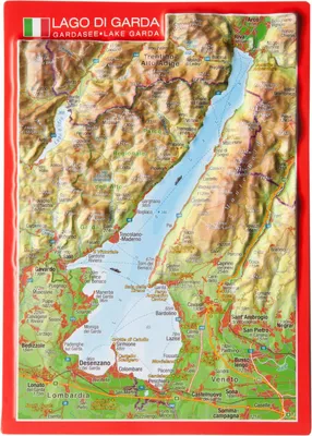 Produktbild von Reliefpostkarte Gardasee
