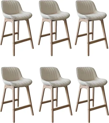 Produktbild von Set NORDEN Barstühle Eiche 65 cm mit Cordbezug