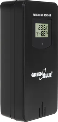 Immagine prodotto di Stazione meteorologica temperatura esterna sensore esterno display LCD fino a 60m GreenBlue per GB151, GB520, GB521, GB522, GB523, GB526