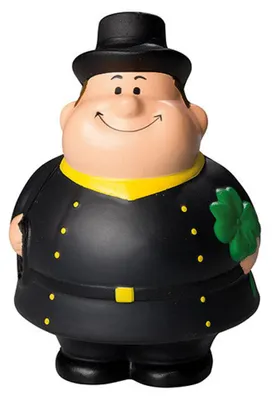 Produktbild von Mbw - Schornsteinfeger - Stressball "Squeezies" LT4874 (10 cm) (Schwarz/Gelb/Grün)