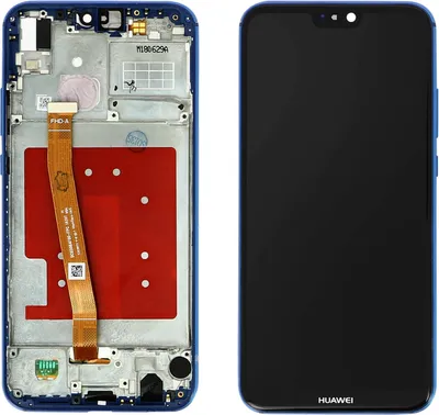 Obrázek produktu pro Náhradní displej kompatibilní s Huawei P20 Lite, předmontovaný - modrý