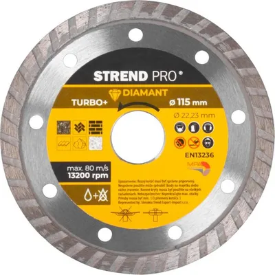Image de Disque Strend Pro 521C, 115 mm, diamant, Turbo +
