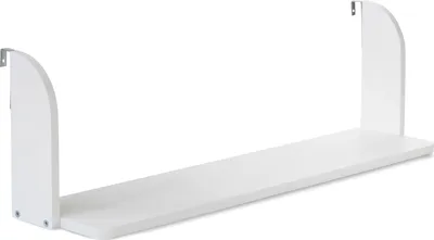 Image de L´étagère Suspendue Tablette Suspendue Rayonnage Dépôt Blanc Bois 1 Étagère