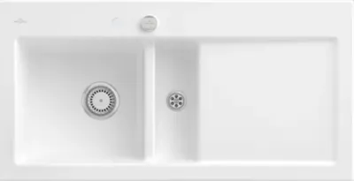 Produktbild von Villeroy & Boch Keramikspüle 677002RW, Subway 60 Einbauspüle - inkl.