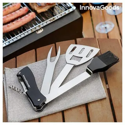 Produktbild von 5 in 1 Grillwerkzeug-Set Bbkit InnovaGoods