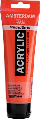 Obrázek produktu pro Royal Talens Talens Amsterdam Akrylová barva 120 ml 398 - Naftolová červená světlá