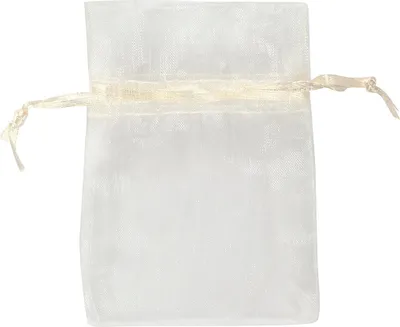 Produktbild von Creativ Company Organzabeutel, Größe 7x10 cm, gebrochenes Weiß, 10 Stück 1 Box