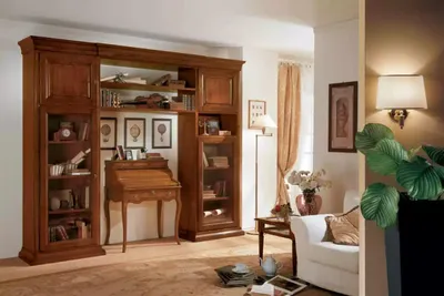 Produktbild von Bücher Regal Braun Schrank Bücherschrank Italienische Möbel Regale