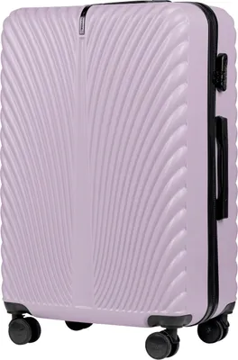 Produktbild von WINGS SWAN 28" Große Koffer FIOLETT - ABS+, 4 Rollen, Zahlenschloss