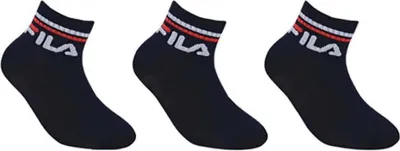 Produktbild von Fila Quarter 3er-Pack Kindersocken Marineblau