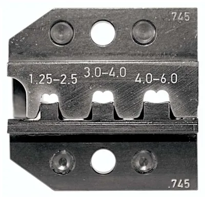 Immagine prodotto di Rennsteig 624 745 3 0 Inserto a crimpare Connettori a spina piatta non isolati da 1,25 a 6 mm² Adatto per