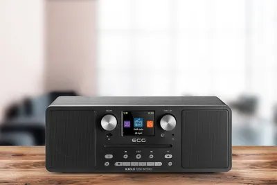 Obrázok produktu pre ECG B.BOLD 7200 Entire Black|Internetové rádio| FM | DAB+| BT |stereo| CD | MP3 | USB | microSD |