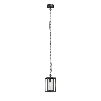 Produktbild von Lucande Außenhängeleuchte Ferda, 25 cm, anthrazit, IP44